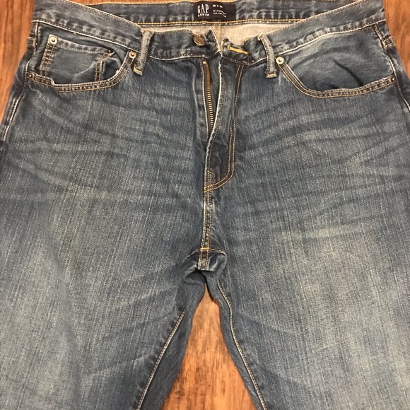 Gap Blue Jeans 36x34 Straight Fit - Picture 2 of 4